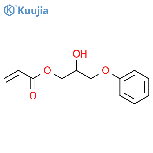 2-Hydroxy-3-phenoxypropyl Acrylate (stabilized with MEHQ) structure