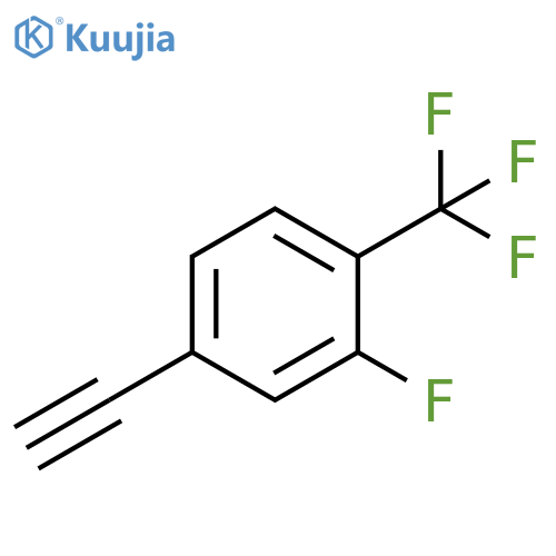 3-Fluoro-4-(trifluoromethyl)phenylacetylene structure