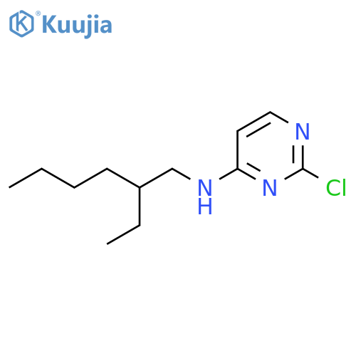 2-chloro-N-(2-ethylhexyl)pyrimidin-4-amine structure