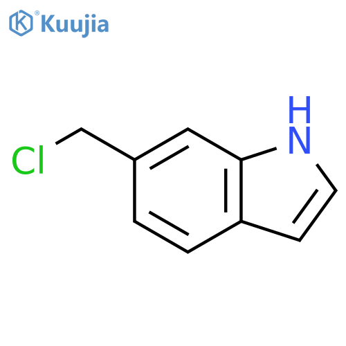 6-(chloromethyl)-1H-indole structure