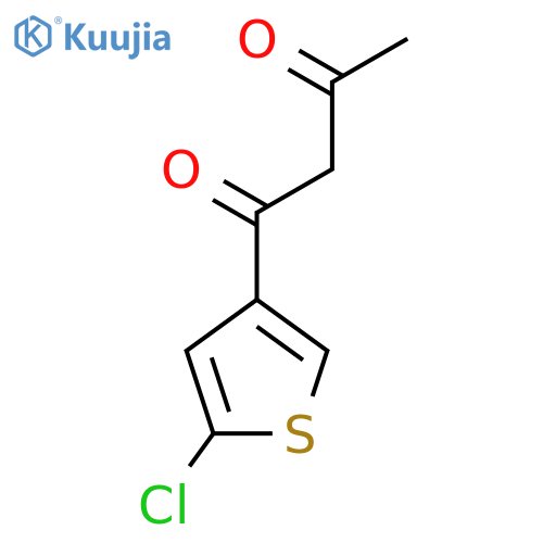 1-(5-Chlorothiophen-3-yl)butane-1,3-dione structure