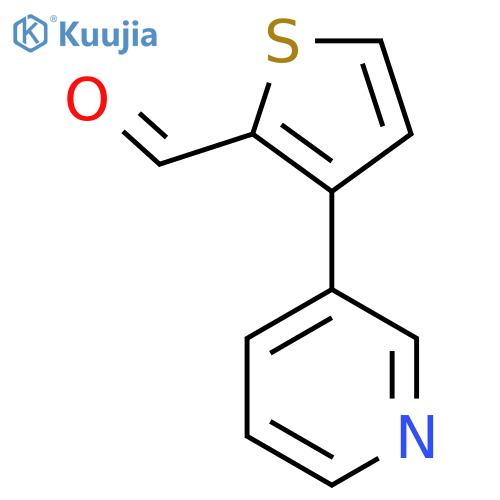 3-(Pyridin-3-yl)thiophene-2-carbaldehyde structure