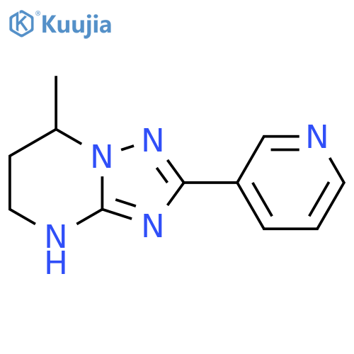 3-{7-methyl-4H,5H,6H,7H-1,2,4triazolo1,5-apyrimidin-2-yl}pyridine structure