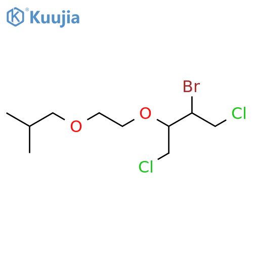 2-bromo-1,4-dichloro-3-2-(2-methylpropoxy)ethoxybutane structure