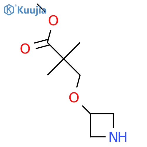 Methyl 3-(azetidin-3-yloxy)-2,2-dimethylpropanoate structure