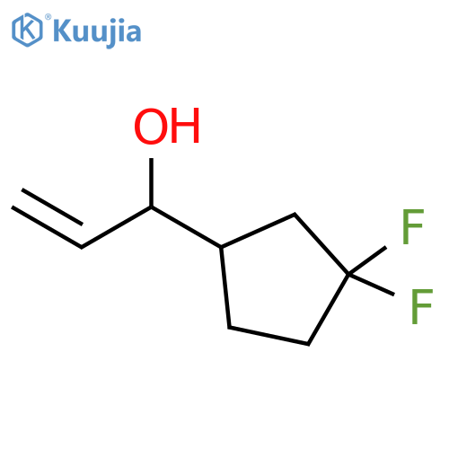 Cyclopentanemethanol, α-ethenyl-3,3-difluoro- structure