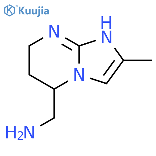 {2-methyl-5H,6H,7H,8H-imidazo1,2-apyrimidin-5-yl}methanamine structure