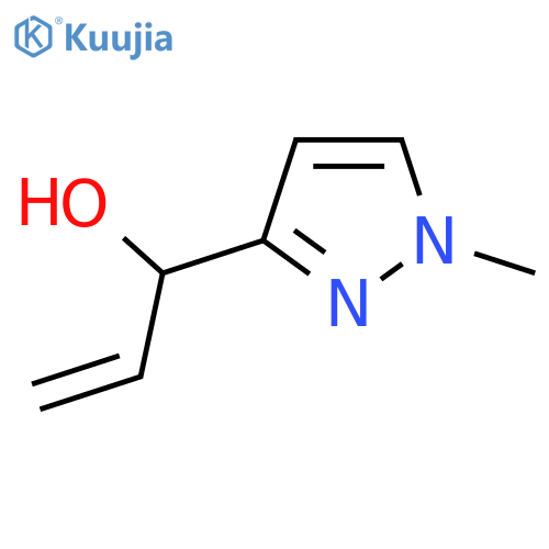 1-(1-methyl-1H-pyrazol-3-yl)prop-2-en-1-ol structure