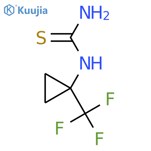 1-(trifluoromethyl)cyclopropylthiourea structure