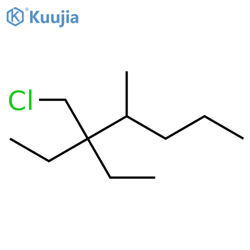 Heptane, 3-(chloromethyl)-3-ethyl-4-methyl- structure
