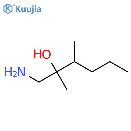 1-amino-2,3-dimethylhexan-2-ol structure