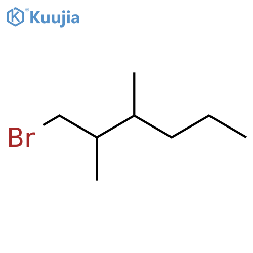 1-Bromo-2,3-dimethylhexane structure