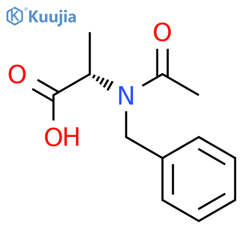 Alanine, N-acetyl-N-(phenylmethyl)- structure