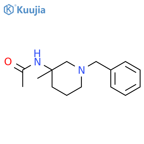Acetamide, N-[3-methyl-1-(phenylmethyl)-3-piperidinyl]- structure