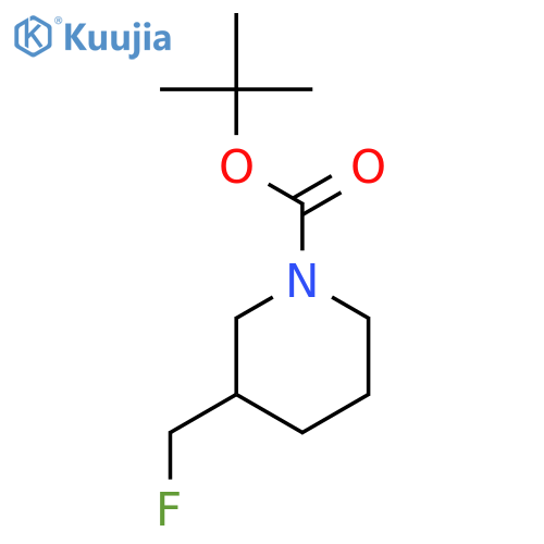 tert-Butyl 3-(fluoromethyl)piperidine-1-carboxylate structure