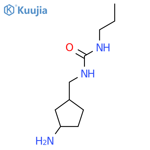 1-[(3-Aminocyclopentyl)methyl]-3-propylurea structure
