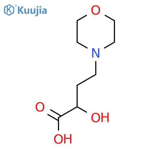 2-hydroxy-4-(morpholin-4-yl)butanoic acid structure