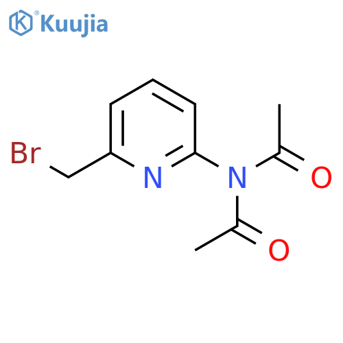 Acetamide, N-acetyl-N-[6-(bromomethyl)-2-pyridinyl]- structure