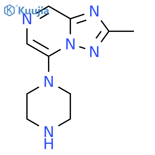 1-{2-methyl-[1,2,4]triazolo[1,5-a]pyrazin-5-yl}piperazine structure