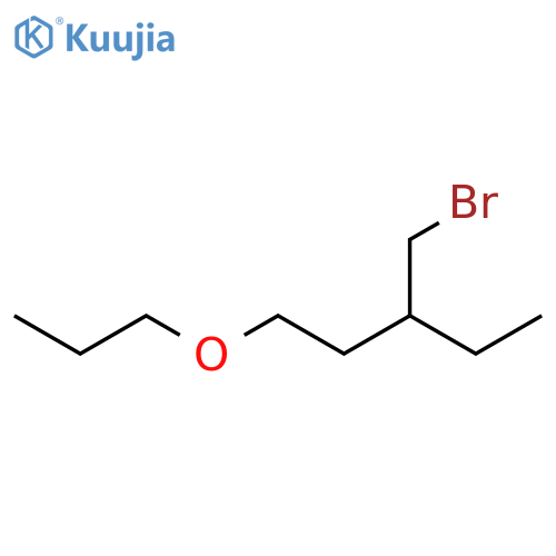 Pentane, 3-(bromomethyl)-1-propoxy- structure