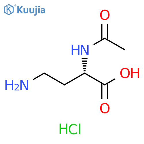 Butanoic acid, 2-(acetylamino)-4-amino-, monohydrochloride, (S)- (9CI) structure
