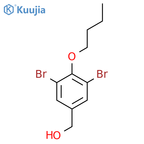 (3,5-Dibromo-4-butoxyphenyl)methanol structure