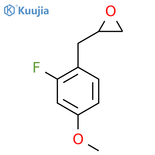 2-(2-fluoro-4-methoxyphenyl)methyloxirane structure