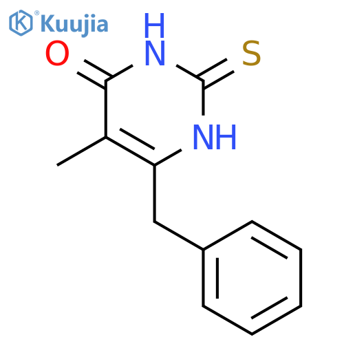 4(1H)-Pyrimidinone, 2,3-dihydro-5-methyl-6-(phenylmethyl)-2-thioxo- structure