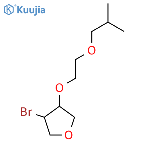 3-bromo-4-2-(2-methylpropoxy)ethoxyoxolane structure