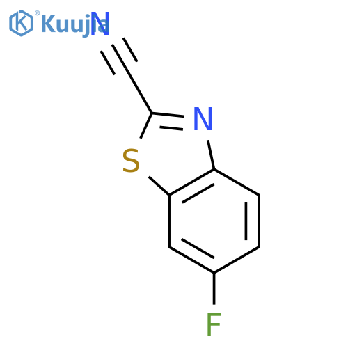 6-fluoro-2-Benzothiazolecarbonitrile structure