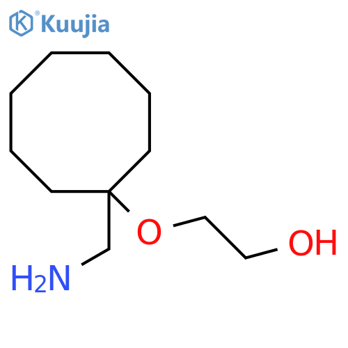2-{1-(aminomethyl)cyclooctyloxy}ethan-1-ol structure