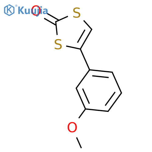1,3-Dithiol-2-one, 4-(3-methoxyphenyl)- structure