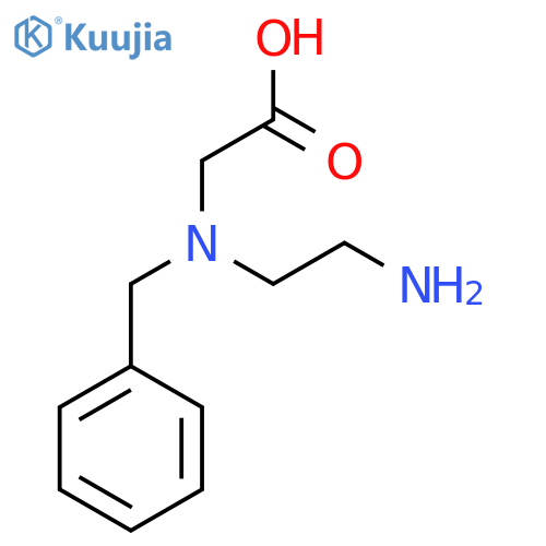 2-[(2-Aminoethyl)(benzyl)amino]acetic acid structure
