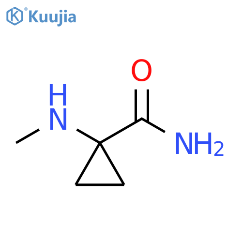 1-(methylamino)cyclopropane-1-carboxamide structure