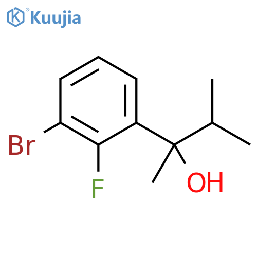 3-Bromo-2-fluoro-α-methyl-α-(1-methylethyl)benzenemethanol structure