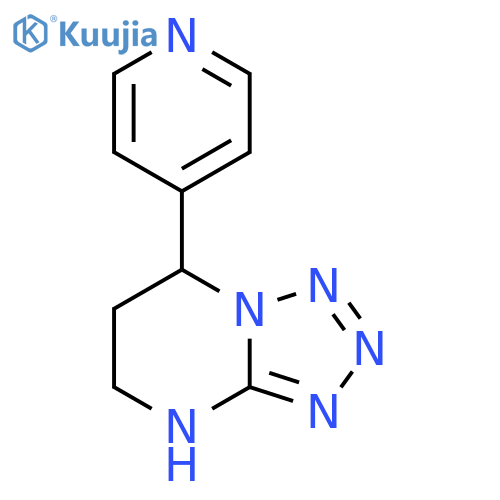 4-{4H,5H,6H,7H-1,2,3,4tetrazolo1,5-apyrimidin-7-yl}pyridine structure