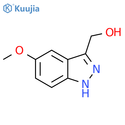 (5-Methoxy-1H-indazol-3-yl)-methanol structure