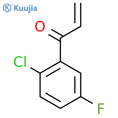 1-(2-chloro-5-fluorophenyl)prop-2-en-1-one structure
