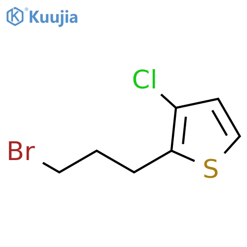 Thiophene, 2-(3-bromopropyl)-3-chloro- structure