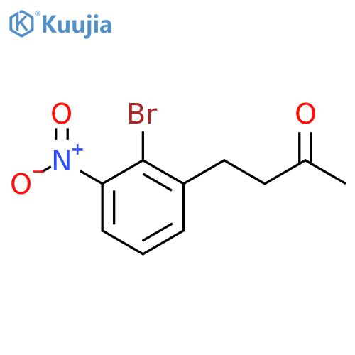 4-(2-bromo-3-nitrophenyl)butan-2-one structure