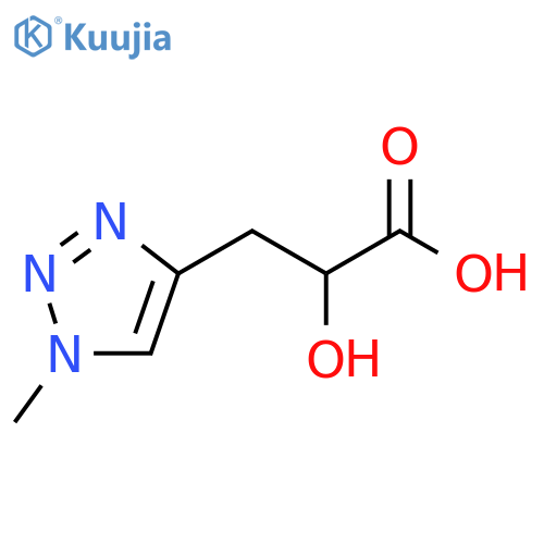 2-hydroxy-3-(1-methyl-1H-1,2,3-triazol-4-yl)propanoic acid structure