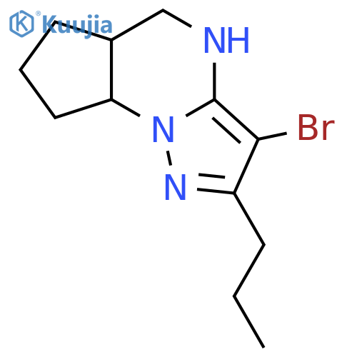 10-bromo-11-propyl-1,8,12-triazatricyclo7.3.0.0,2,6dodeca-9,11-diene structure