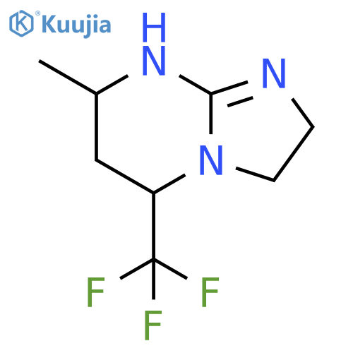 7-methyl-5-(trifluoromethyl)-2H,3H,5H,6H,7H,8H-imidazo1,2-apyrimidine structure