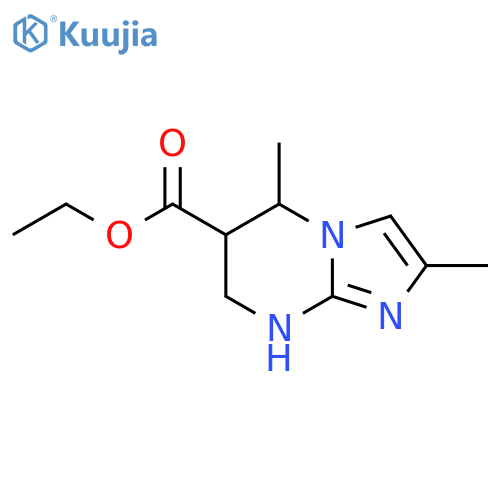 ethyl 2,5-dimethyl-5H,6H,7H,8H-imidazo1,2-apyrimidine-6-carboxylate structure