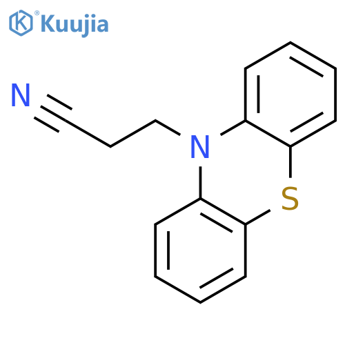 Phenothiazine-10-propionitrile structure
