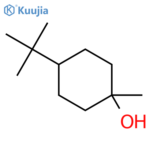 Cyclohexanol,4-(1,1-dimethylethyl)-1-methyl-, trans- structure