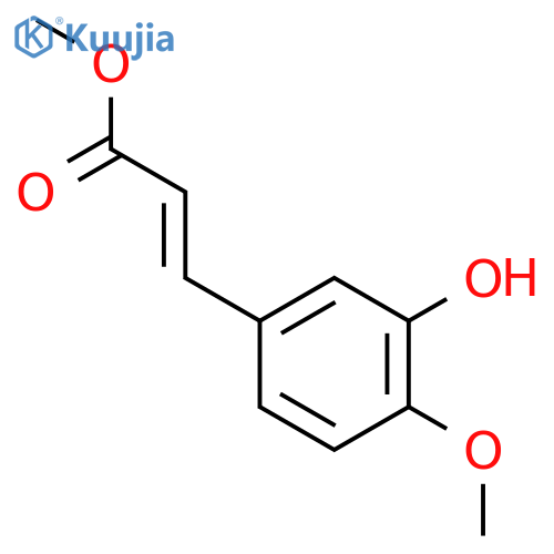Methyl 3-(3-Hydroxy-4-methoxyphenyl)acrylate structure