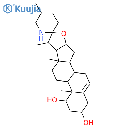 Spirosol-5-ene-1,3-diol; (1β,3β,22R,25S)-form structure