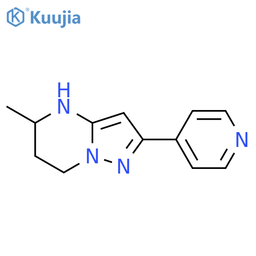 4-{5-methyl-4H,5H,6H,7H-pyrazolo1,5-apyrimidin-2-yl}pyridine structure