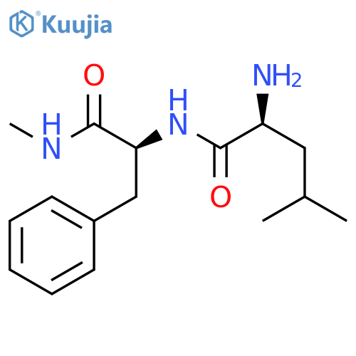 L-Leucyl-L-phenylalanine methylamide structure